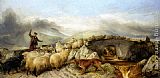 Collecting the Sheep for Clipping in the Highlands by Richard Ansdell